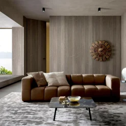 Sofy|Designwerk Sofa 4-osobowa LUCY skóra naturalna