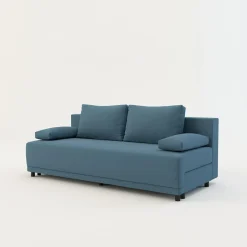 FN Design Sofa 3-osobowa niebieska BAHAMA