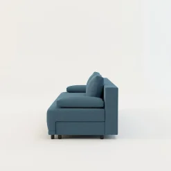 FN Design Sofa 3-osobowa niebieska BAHAMA