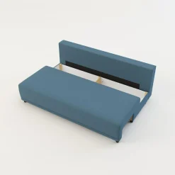 FN Design Sofa 3-osobowa niebieska BAHAMA