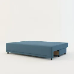 FN Design Sofa 3-osobowa niebieska BAHAMA