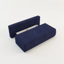 Sofy| Sofa 3-osobowa niebieska DELPO