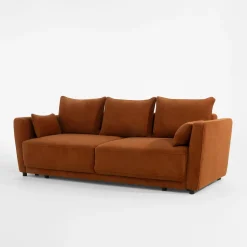 Instilo Sofa 3-osobowa pomarańczowa ANDORA