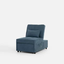 Sofy|Sofy|inny Sofa 1-osobowa rozkładana niebieska WINSLO