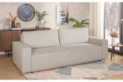 Exline Sofa 3-osobowa rozkładana SPARK popielata