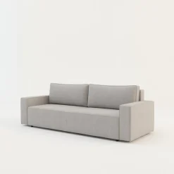 Exline Sofa 3-osobowa rozkładana SPARK popielata