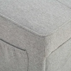 Dzieci inny Sofa 1-osobowa rozkładana szara WINSLO