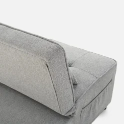 Dzieci inny Sofa 1-osobowa rozkładana szara WINSLO