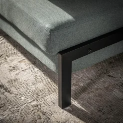 Sofy|inny Sofa 1-osobowa rozkładana szarozielona PARKA