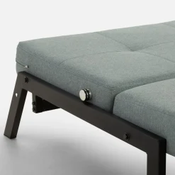 Sofy|inny Sofa 1-osobowa rozkładana szarozielona PARKA