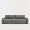 Sofy| Sofa 3-osobowa szara CYNTHIA