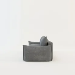 Sofy| Sofa 3-osobowa szara CYNTHIA