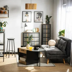 inny Sofa 2-osobowa szara LAVILLA