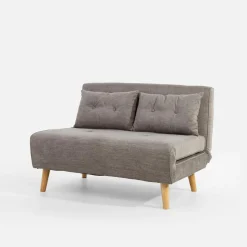 inny Sofa 2-osobowa szara LAVILLA