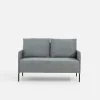 Sofy|inny Sofa 2-osobowa szara MANILI