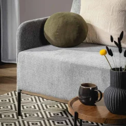 Sofy|inny Sofa 2-osobowa szara MANILI