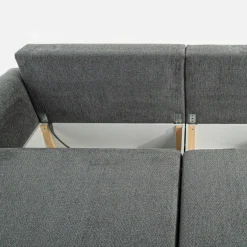 Sofy|Softi Sofa 3-osobowa szaroniebieska MEVI