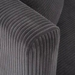 Exline Sofa 3-osobowa sztruksowa szara RICO NEW