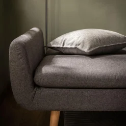 inny Sofa podwójnie rozkładana szara LUBERTO