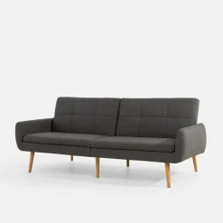 inny Sofa podwójnie rozkładana szara LUBERTO