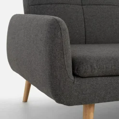 inny Sofa podwójnie rozkładana szara LUBERTO