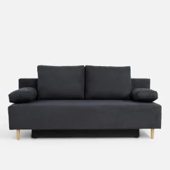 Exline Sofa rozkładana antracyt TREVISO