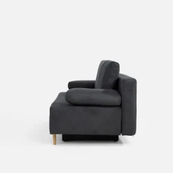 Exline Sofa rozkładana antracyt TREVISO