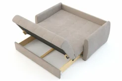 Sofa rozkładana beżowa DALIA