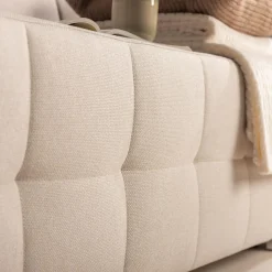Sofa rozkładana beżowa LILI