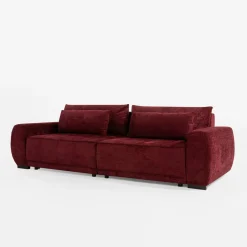 inny Sofa rozkładana bordowa MEGALOS