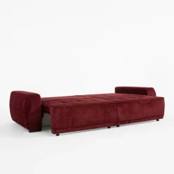 inny Sofa rozkładana bordowa MEGALOS
