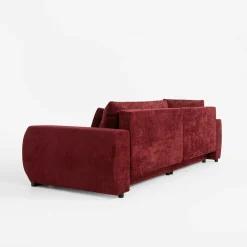 inny Sofa rozkładana bordowa MEGALOS