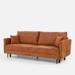 Sofy|Comfort Line Sofa rozkładana ceglasta CAVA