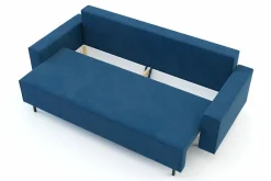 Exline Sofa rozkładana ciemnoniebieska KAMALA