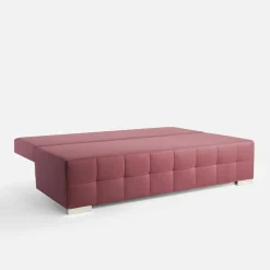 Sofa rozkładana ciemnoróżowa LILI