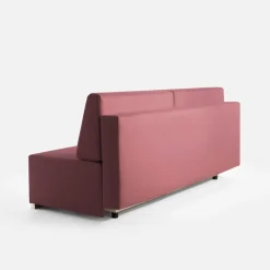 Sofa rozkładana ciemnoróżowa LILI