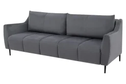 Sofy|Fresh Sofa rozkładana ciemnoszara 3-osobowa ETNA