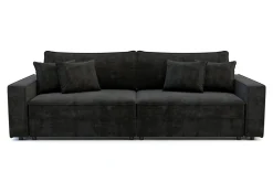 Sofy| Sofa rozkładana czarna MARKOS