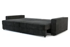 Sofy| Sofa rozkładana czarna MARKOS