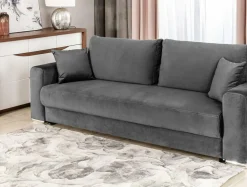 Exline Sofa rozkładana grafitowa GENF