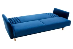 Sofa rozkładana granatowa PORTO
