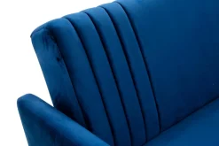 Sofa rozkładana granatowa PORTO