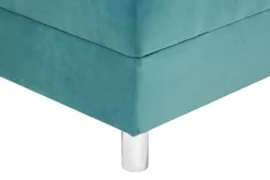 Sofy|Sofy| Sofa rozkładana niebiesko-żółta LETTO lewa