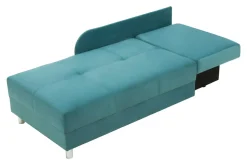 Dzieci Sofa rozkładana niebiesko-żółta LETTO prawa