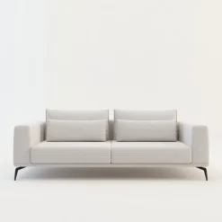 Sofy|Instilo Sofa rozkładana 3-osobowa beżowa AVIGNON