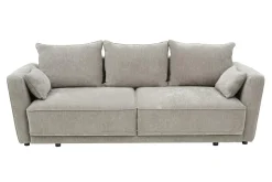 Sofy|Instilo Sofa rozkładana 3-osobowa beżowa ANDORA