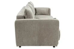 Sofy|Instilo Sofa rozkładana 3-osobowa beżowa ANDORA