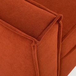 Sofy| Sofa rozkładana 3-osobowa ceglasta METIS