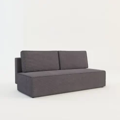 Mavik Sofa rozkładana 3-osobowa ciemnoszara UNO