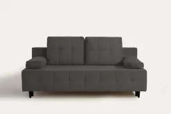 Exline Sofa rozkładana 3-osobowa ciemnoszara ARIEL